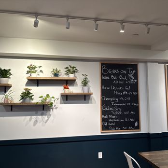 Midnight Owl Brewing - a chalkboard with a menu on it - Breweries Near Me - Shaker Heights, Ohio