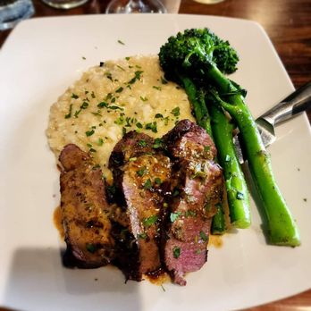 Trailhead Bar | Grill | Wood Fired Pizza - Elk medallions with risotto - Bars Near Me - Cody, Wyoming Trailhead Bar | Grill | Wood Fired Pizza - Elk medallions with risotto - Bars Near Me - Cody, Wyoming