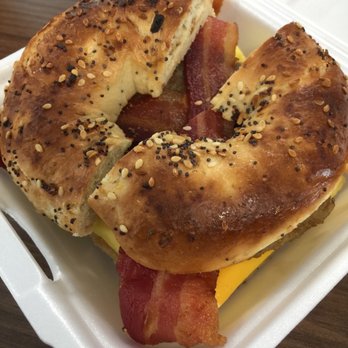 Lucy's Fountainhead Cafe - My Breakfast Everything Bagel sandwich - Coffee & Tea Near Me - Tempe, Arizona