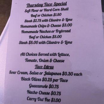 Pat's Oak Manor - Taco special menu - Venues & Event Spaces Near Me - South Milwaukee, Wisconsin