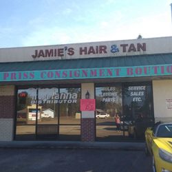 Jamie's Hair and Tan - Jamie's Hair and Tan on Oak Grove Road is a Tropitanna distributor. Miss Priss Consignment Boutique inside.