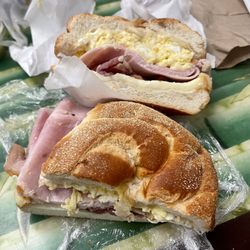 "D" Edge Deli & Food Basket - Bacon Ham Egg Cheese Sandwich