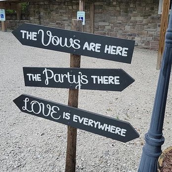 Cupola Barn - Adorable signs everywhere, especially this one. - Venues & Event Spaces Near Me - Oconomowoc, Wisconsin
