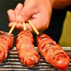 7 BAO Chinese Cuisine - 7BAO Sweet & Hot Sausage Skewers
