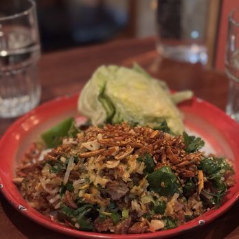 Taurus Ox - Crispy rice salad nam khao - Laotian Near Me - Seattle, Washington Taurus Ox - Crispy rice salad nam khao - Laotian Near Me - Seattle, Washington