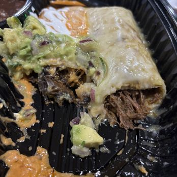 Cocina Madrigal - wild mushroom enchilada (left) and barbacoa green chile enchilada (right) - Tacos Near Me - Phoenix, Arizona Cocina Madrigal - wild mushroom enchilada (left) and barbacoa green chile enchilada (right) - Tacos Near Me - Phoenix, Arizona
