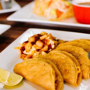 Teresita's Kitchen - a plate of tacos and chips - Tacos Near Me - MCALLEN, Texas