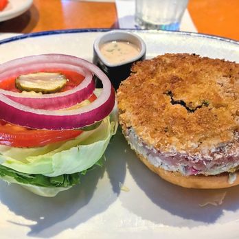 Gulfstream - Fork and Knife Ahi Tuna Burger - New American Near Me - Newport Beach, California