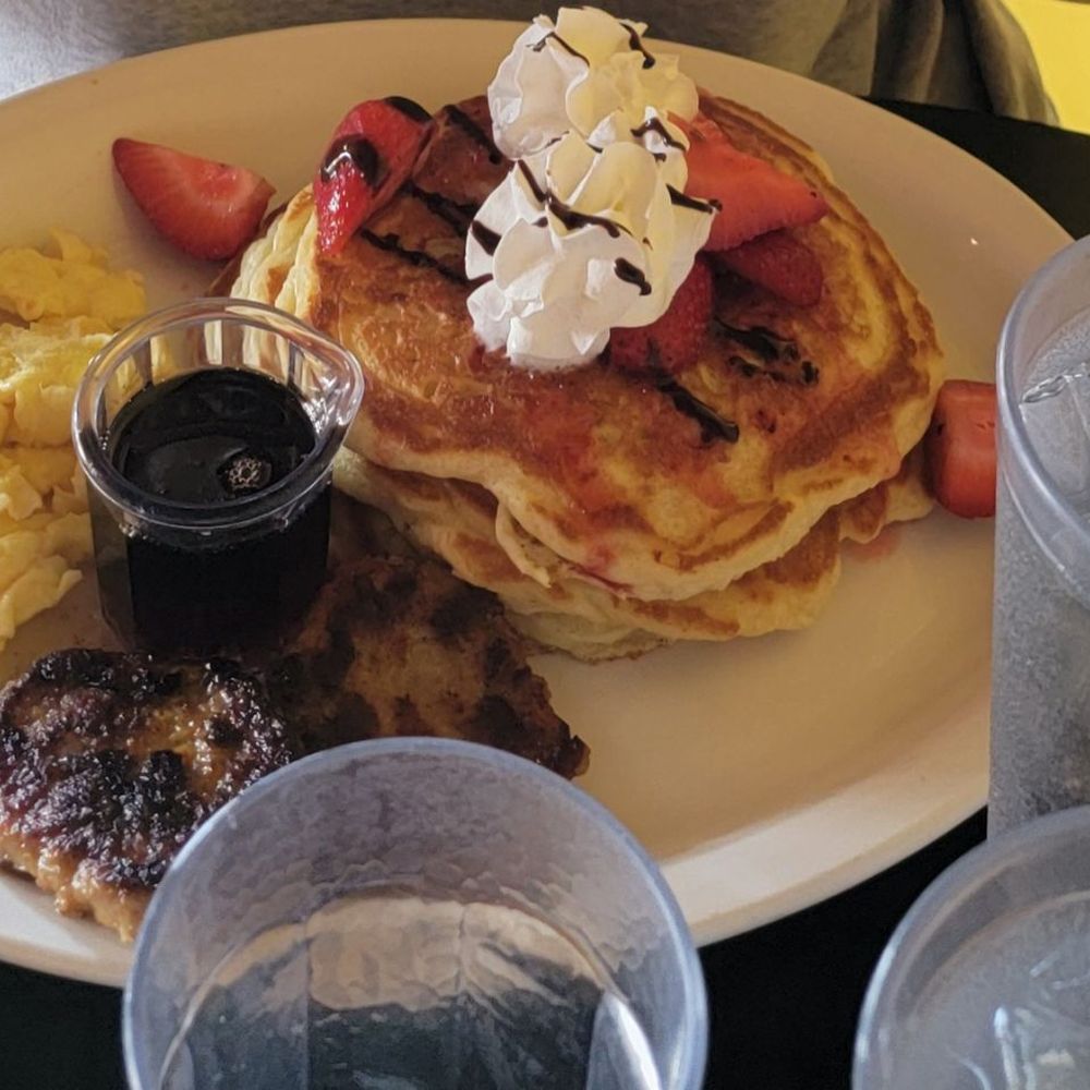 JJ's Caffe - Strawberry pancakes. Yum! - Breakfast & Brunch Near Me - Portland, Oregon JJ's Caffe - Strawberry pancakes. Yum! - Breakfast & Brunch Near Me - Portland, Oregon