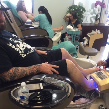 Bella Nails & Brows - We live across the street and never knew about this place until today. Erik even got a free flower for being such a good sport! - Nail Salons Near Me - La Mesa, California Bella Nails & Brows - We live across the street and never knew about this place until today. Erik even got a free flower for being such a good sport! - Nail Salons Near Me - La Mesa, California
