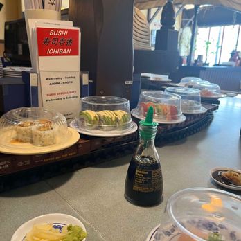 Sushi Ichiban - conveyor belt area - Sushi Bars Near Me - Portland, Oregon Sushi Ichiban - conveyor belt area - Sushi Bars Near Me - Portland, Oregon