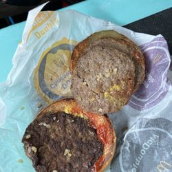 McDonald's - People that work in restaurants want more money, but they serve crap like this.   I already left before I saw it.