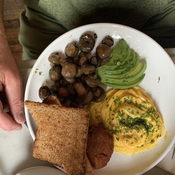 Five Leaves - Big brekkie with scrambled eggs - New American Near Me - Brooklyn, New York Five Leaves - Big brekkie with scrambled eggs - New American Near Me - Brooklyn, New York