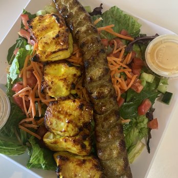 AZ Kabob House - Chicken Soltani with salad only - Persian/Iranian Near Me - Phoenix, Arizona