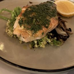 Salmon same price on dinner menu