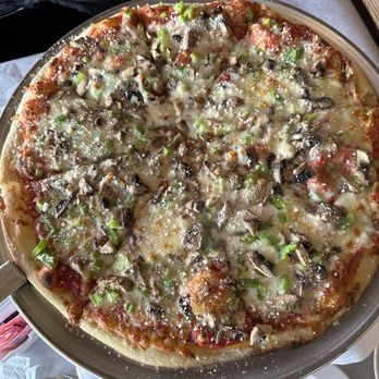 Sarafino's Pasta and Pizza - Mushroom and green pepper pizza - Italian Near Me - Pittsburgh, Pennsylvania Sarafino's Pasta and Pizza - Mushroom and green pepper pizza - Italian Near Me - Pittsburgh, Pennsylvania