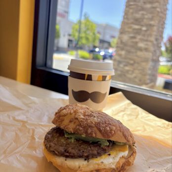 Einstein Bros. Bagels - Chorizo Sunrise Egg Sandwich - Breakfast & Brunch Near Me - Temecula, California