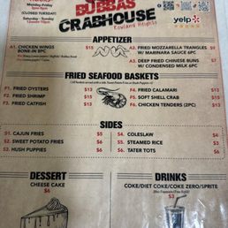 Current menu