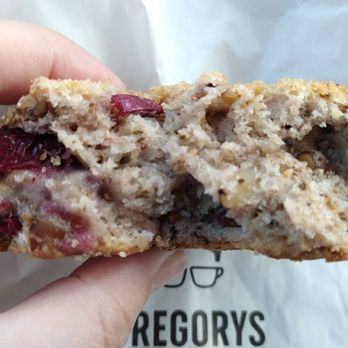 Gregorys Coffee - Cranberry walnut scone - Coffee & Tea Near Me - Deer Park, New York