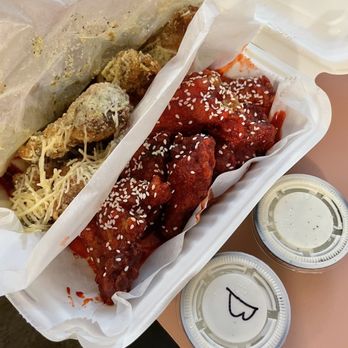 Fire Wings - Garlic Parmesan & Peking Wings - Sandwiches Near Me - San Jose, California