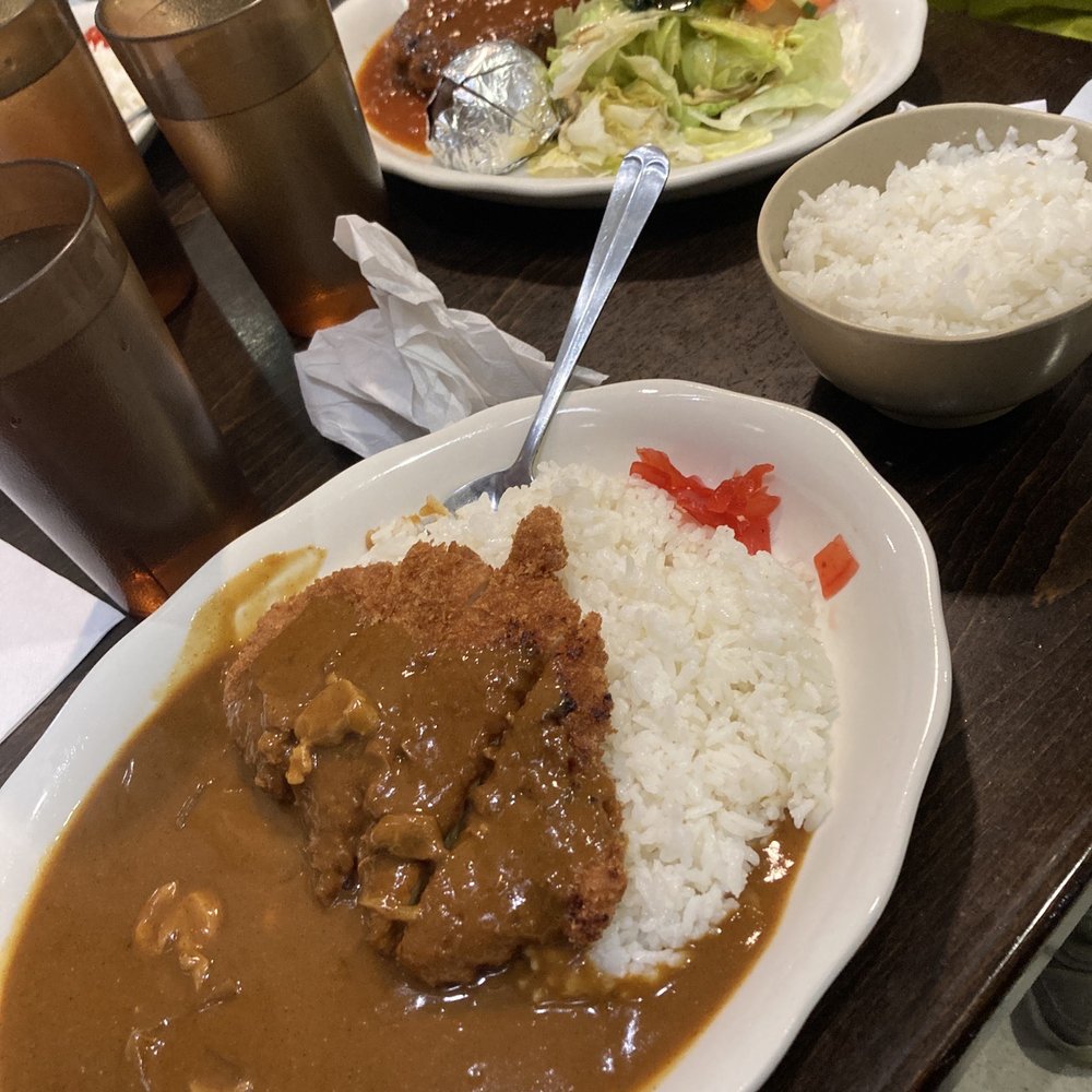 Cafe Mami - Cutlet Curry Rice Set and Wafu Hamburg Set - Japanese Curry Near Me - Cambridge, Massachusetts Cafe Mami - Cutlet Curry Rice Set and Wafu Hamburg Set - Japanese Curry Near Me - Cambridge, Massachusetts
