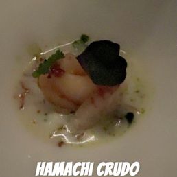 Hamachi crudo