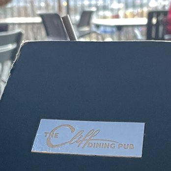 Cliff Dining Pub - front of menu - Sushi Bars Near Me - Draper, Utah