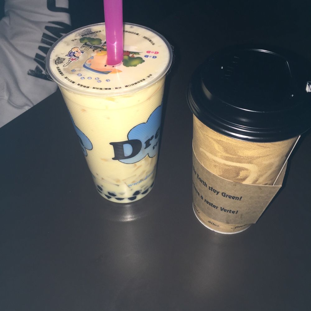 Dream Tea House - Lucky Star bubble tea and Taro tea latte. - Coffee & Tea Near Me - Edmonton, Alberta Dream Tea House - Lucky Star bubble tea and Taro tea latte. - Coffee & Tea Near Me - Edmonton, Alberta
