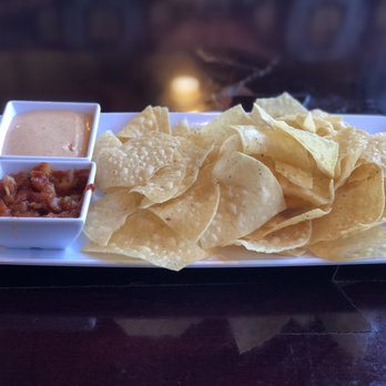 Cicada Cantina - Chips, Salsa (not good) and Chipotle Sauce. - Mexican Near Me - Redding, California