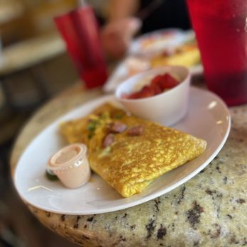 Le Café Crêpe - Three Omelette - Creperies Near Me - Austin, Texas