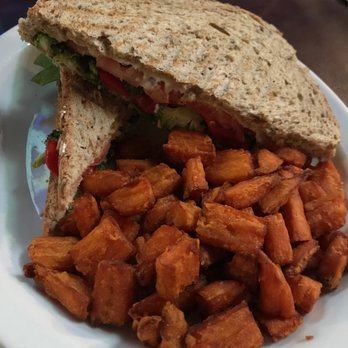 JP Fitzgeralds - Hummus panini - comes with roasted sweet potatoes - Chicken Wings Near Me - Hamburg, New York JP Fitzgeralds - Hummus panini - comes with roasted sweet potatoes - Chicken Wings Near Me - Hamburg, New York