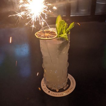 12 West Brewing - Downtown Mesa - This was a cucumber mint drink, where Dirty Mike made it extra special - Cocktail Bars Near Me - Mesa, Arizona 12 West Brewing - Downtown Mesa - This was a cucumber mint drink, where Dirty Mike made it extra special - Cocktail Bars Near Me - Mesa, Arizona