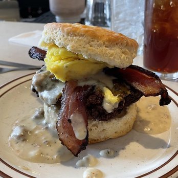 Denver Biscuit Co. - Broadway - The Franklin with added scrambled eggs. - Breakfast & Brunch Near Me - Denver, Colorado Denver Biscuit Co. - Broadway - The Franklin with added scrambled eggs. - Breakfast & Brunch Near Me - Denver, Colorado