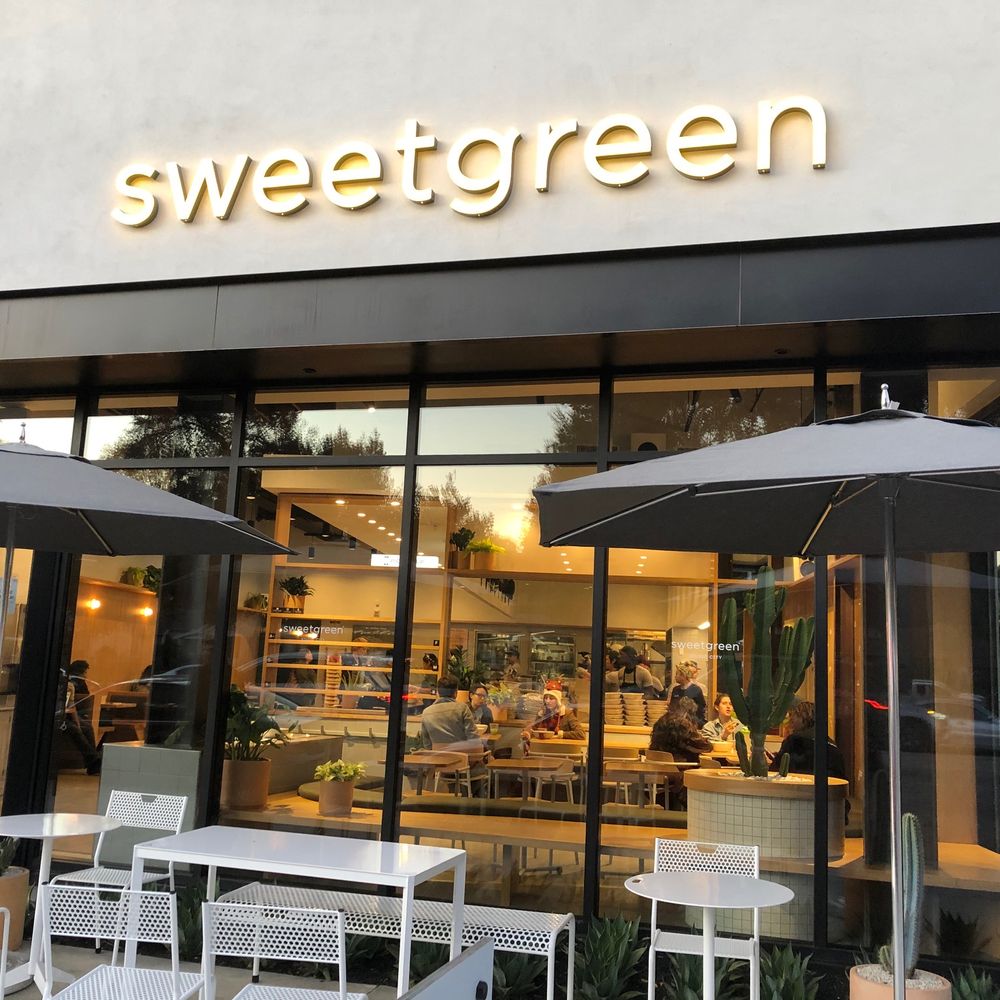 sweetgreen - Healthy Salads, Wraps, and Bowls - Exterior with Outdoor Seating - Salad Near Me - Studio City, California sweetgreen - Healthy Salads, Wraps, and Bowls - Exterior with Outdoor Seating - Salad Near Me - Studio City, California