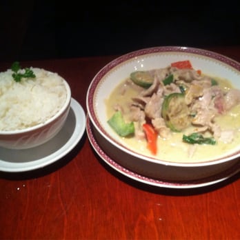 Thai Chili - Pork green curry (spicy level 2) - Thai Near Me - Atlanta, Georgia Thai Chili - Pork green curry (spicy level 2) - Thai Near Me - Atlanta, Georgia