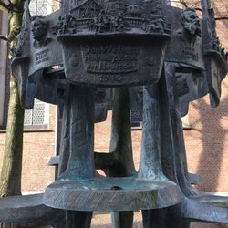 Heimatbrunnen - Elector Jan Wellem plans to expand the city.