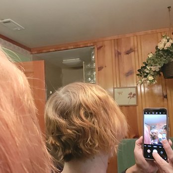 Identities Day Spa & Salon - Right, back of my hair after Linda cut on it. - Hair Salons Near Me - Sonora, California Identities Day Spa & Salon - Right, back of my hair after Linda cut on it. - Hair Salons Near Me - Sonora, California