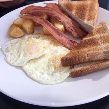 Halibut House Fish and Chips - 2 eggs with bacon and home fries. - Fish & Chips Near Me - Scarborough, Ontario Halibut House Fish and Chips - 2 eggs with bacon and home fries. - Fish & Chips Near Me - Scarborough, Ontario