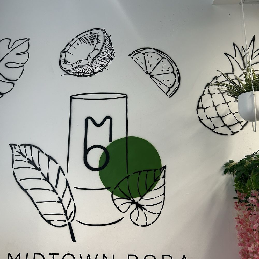 Midtown Boba - Cute interior - Bubble Tea Near Me - Tampa, Florida