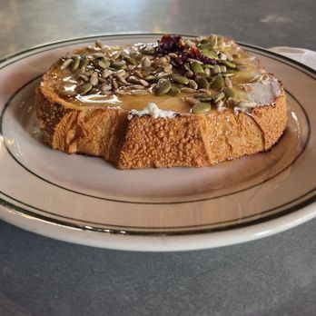 Millcreek Coffee Roasters - Goat cheese and honey and seeds toast - Coffee & Tea Near Me - Salt Lake City, Utah Millcreek Coffee Roasters - Goat cheese and honey and seeds toast - Coffee & Tea Near Me - Salt Lake City, Utah