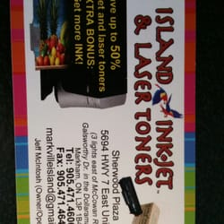 Island Ink-Jet Markham - Business card