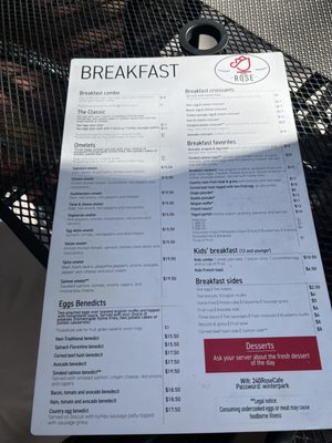 Menu photo 2 240 Rose Cafe Winter Park, FL