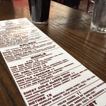 Sosoba - The menu and stout beer on tap! - Ramen Near Me - Flagstaff, Arizona