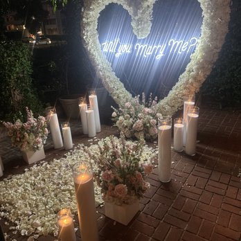 Falcon + Rose - Romantic proposal - Wedding Planning Near Me - Los Angeles, California