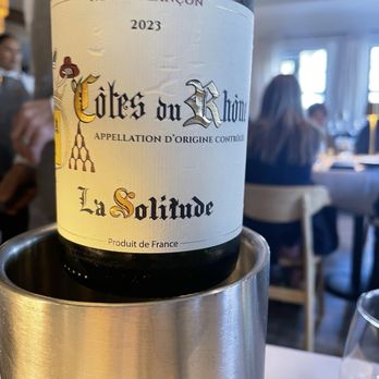 Mirazur Restaurant - The front of the bottle of wine - Modern European Near Me - Baywood Park, California