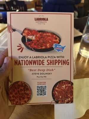 Menu photo 7 Labriola Chicago, IL