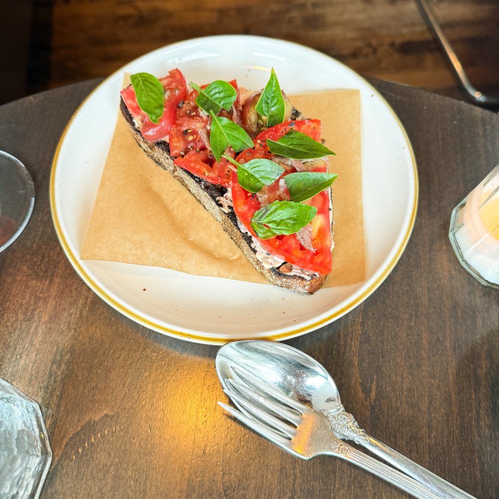 Hyacinth - Heirloom Tomato Crostini - Italian Near Me - Saint Paul, Minnesota Hyacinth - Heirloom Tomato Crostini - Italian Near Me - Saint Paul, Minnesota