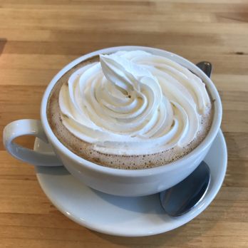 Hunger Crush Cafe - Nutella Latte with whipped cream - American Near Me - Montgomery, Texas