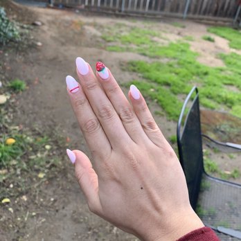 Harmony Nail Lounge - strawberry nails! - Nail Salons Near Me - Escondido, California Harmony Nail Lounge - strawberry nails! - Nail Salons Near Me - Escondido, California