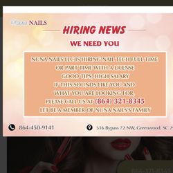 Nuna Nails - We need you